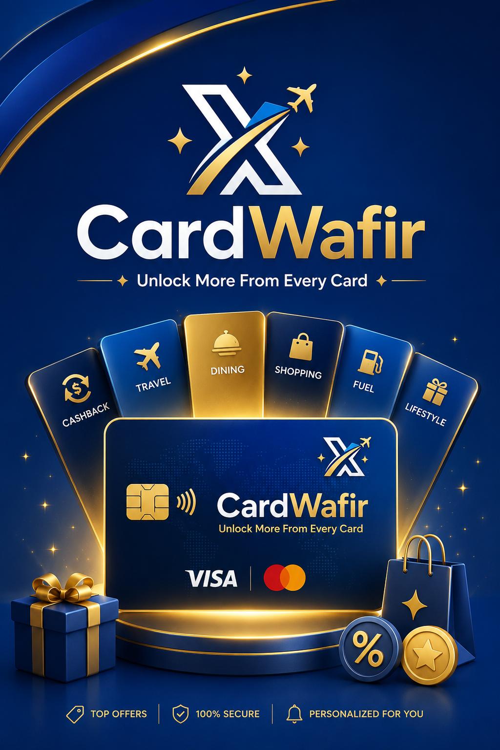 CardWafir — unlock more from every card: cashback, travel, dining, shopping, fuel and lifestyle offers